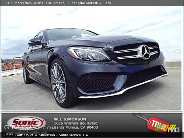 2015 Mercedes-Benz C 400 4Matic in Lunar Blue Metallic