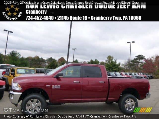 2015 Ram 2500 Big Horn Crew Cab 4x4 in Deep Cherry Red Crystal Pearl