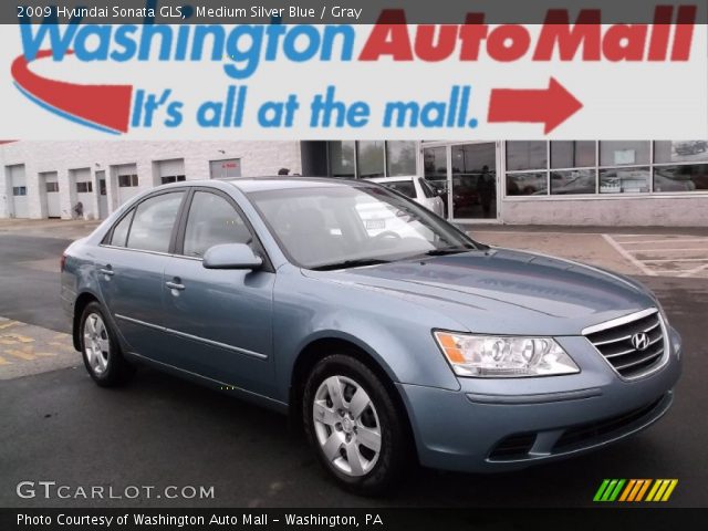 2009 Hyundai Sonata GLS in Medium Silver Blue