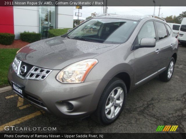 2011 Nissan Rogue SV AWD in Gotham Gray Metallic