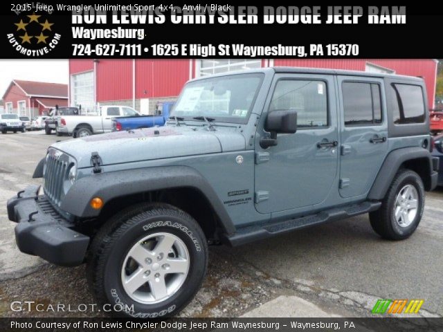 2015 Jeep Wrangler Unlimited Sport 4x4 in Anvil