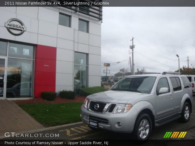 2011 Nissan Pathfinder SV 4x4 in Silver Lightning