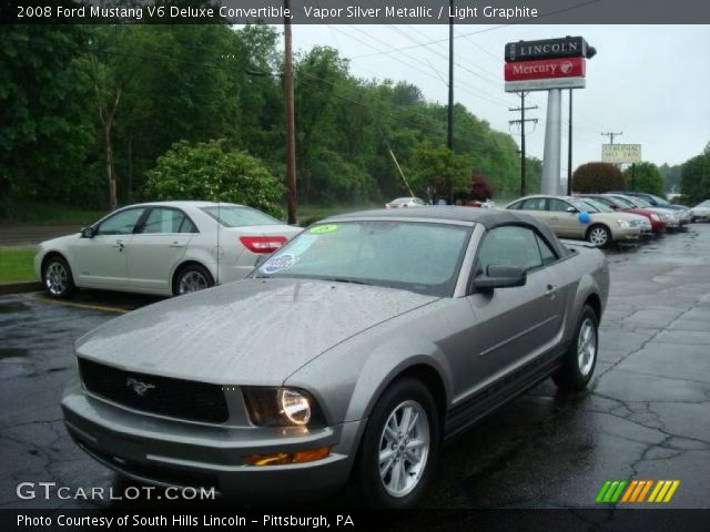 2008 Ford Mustang V6 Deluxe Convertible in Vapor Silver Metallic