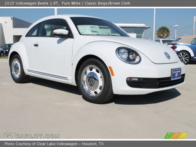 2015 Volkswagen Beetle 1.8T in Pure White
