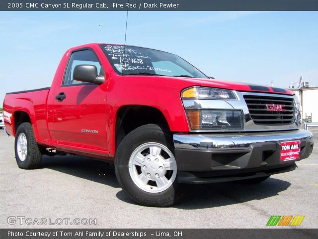 2005 GMC Canyon SL Regular Cab in Fire Red