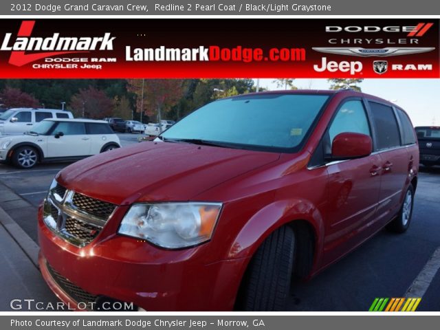 2012 Dodge Grand Caravan Crew in Redline 2 Pearl Coat