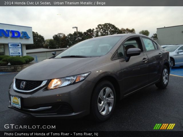 2014 Honda Civic LX Sedan in Urban Titanium Metallic