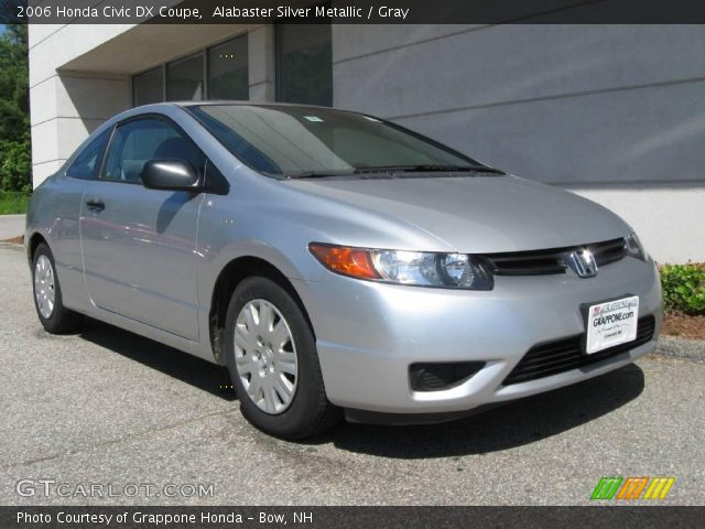 2006 Honda Civic DX Coupe in Alabaster Silver Metallic