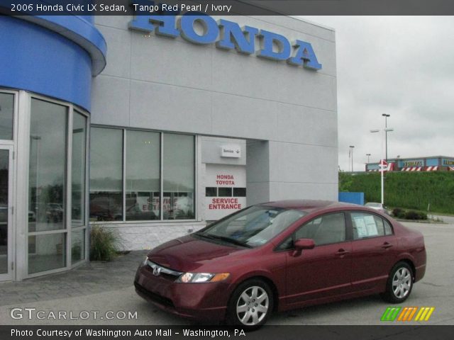 2006 Honda Civic LX Sedan in Tango Red Pearl