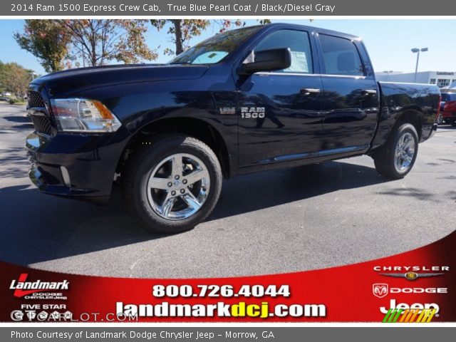 2014 Ram 1500 Express Crew Cab in True Blue Pearl Coat