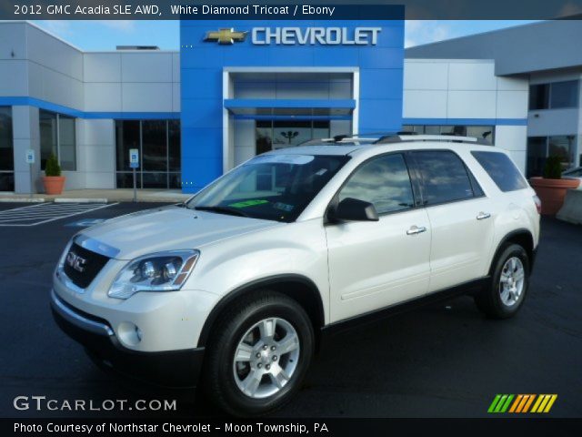 2012 GMC Acadia SLE AWD in White Diamond Tricoat