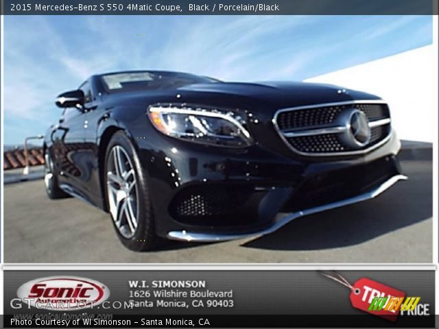 2015 Mercedes-Benz S 550 4Matic Coupe in Black