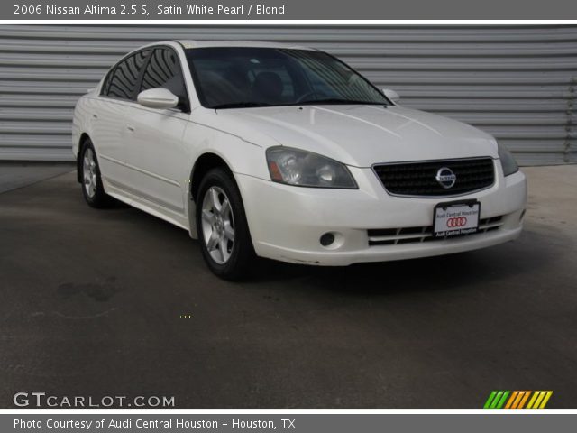 2006 Nissan Altima 2.5 S in Satin White Pearl