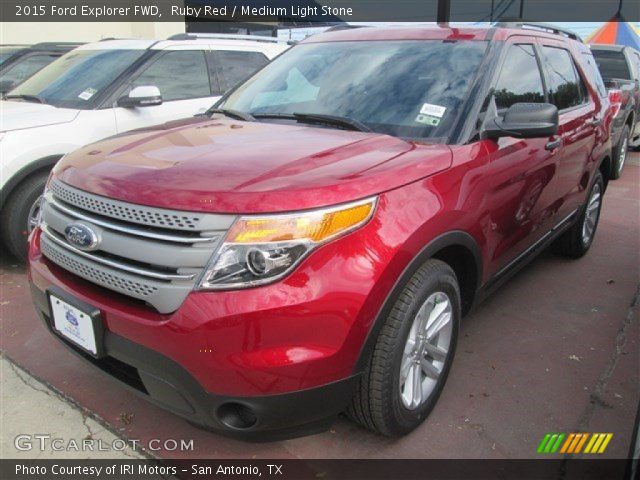 2015 Ford Explorer FWD in Ruby Red