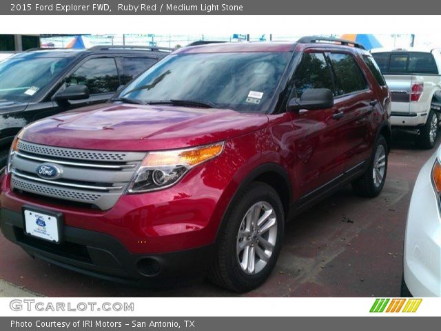 2015 Ford Explorer FWD in Ruby Red