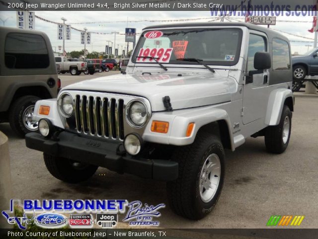 2006 Jeep Wrangler Unlimited 4x4 in Bright Silver Metallic