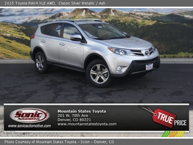 2015 Toyota RAV4 XLE AWD in Classic Silver Metallic