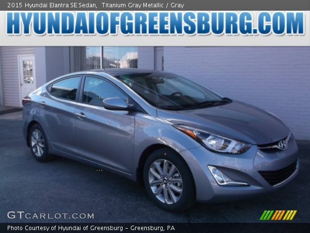 2015 Hyundai Elantra SE Sedan in Titanium Gray Metallic