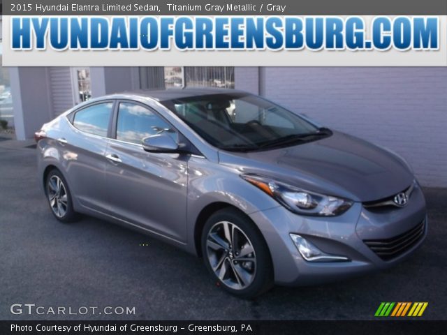 2015 Hyundai Elantra Limited Sedan in Titanium Gray Metallic