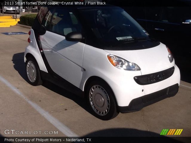 2013 Smart fortwo pure coupe in Crystal White