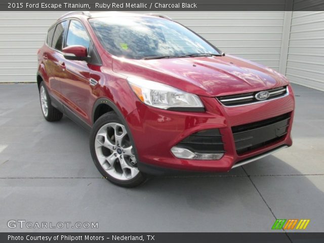 2015 Ford Escape Titanium in Ruby Red Metallic