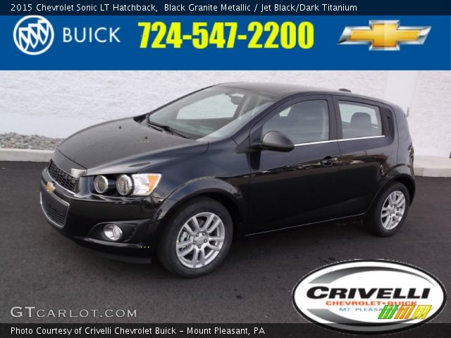 2015 Chevrolet Sonic LT Hatchback in Black Granite Metallic