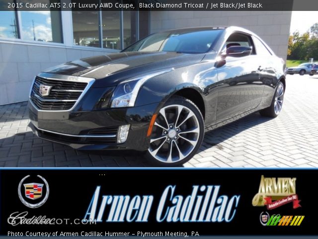2015 Cadillac ATS 2.0T Luxury AWD Coupe in Black Diamond Tricoat