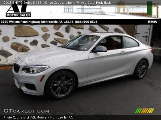 2015 BMW 2 Series M235i xDrive Coupe in Alpine White