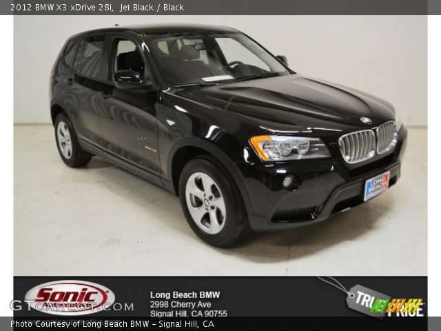 2012 BMW X3 xDrive 28i in Jet Black