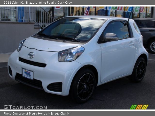 2012 Scion iQ  in Blizzard White Pearl