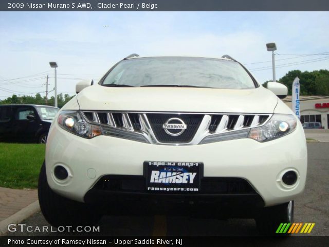 2009 Nissan Murano S AWD in Glacier Pearl