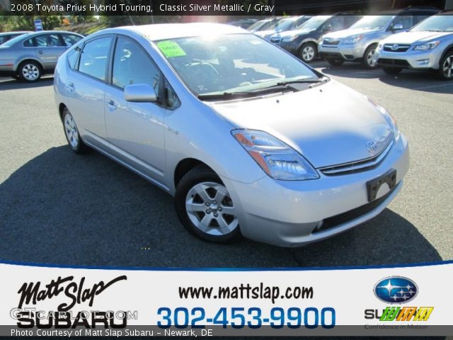 2008 Toyota Prius Hybrid Touring in Classic Silver Metallic