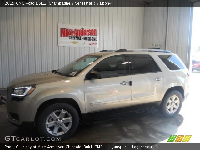 2015 GMC Acadia SLE in Champagne Silver Metallic