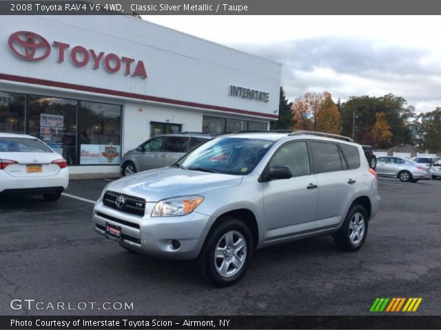 2008 Toyota RAV4 V6 4WD in Classic Silver Metallic