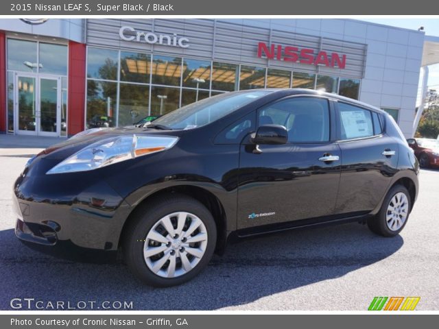 2015 Nissan LEAF S in Super Black