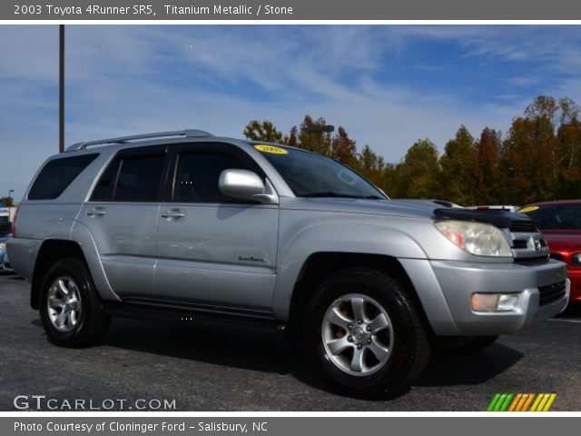 2003 Toyota 4Runner SR5 in Titanium Metallic
