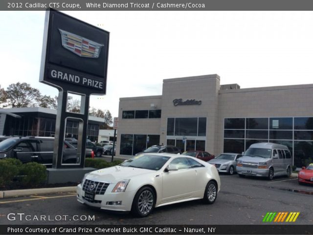 2012 Cadillac CTS Coupe in White Diamond Tricoat