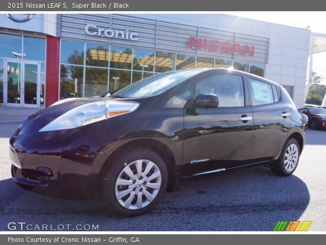2015 Nissan LEAF S in Super Black