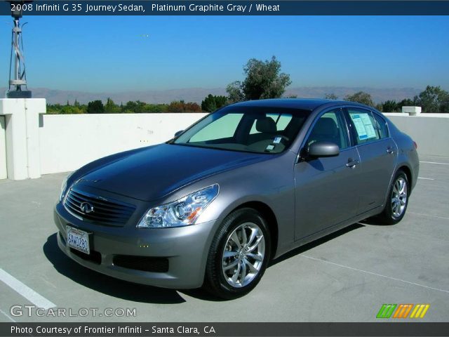 2008 Infiniti G 35 Journey Sedan in Platinum Graphite Gray