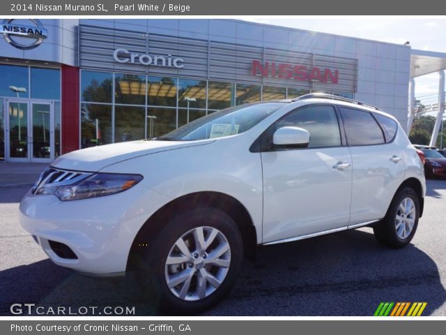 2014 Nissan Murano SL in Pearl White