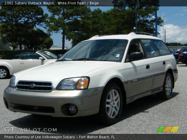 2002 Subaru Outback Wagon in White Frost Pearl