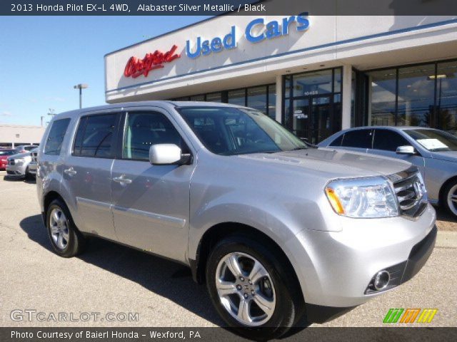 2013 Honda Pilot EX-L 4WD in Alabaster Silver Metallic