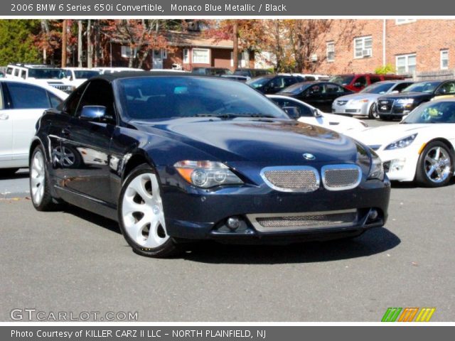 2006 BMW 6 Series 650i Convertible in Monaco Blue Metallic