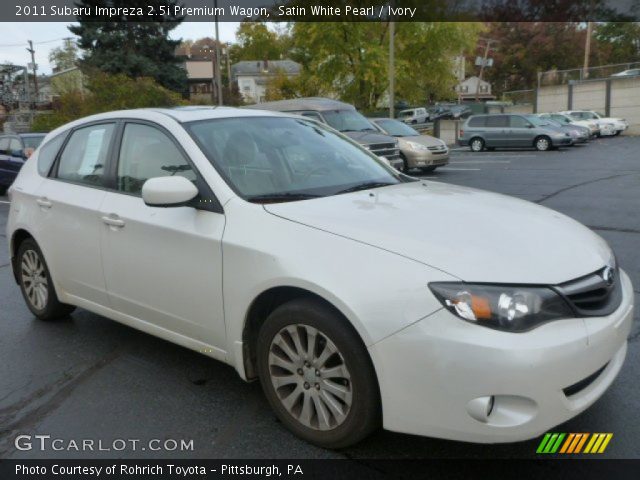 2011 Subaru Impreza 2.5i Premium Wagon in Satin White Pearl