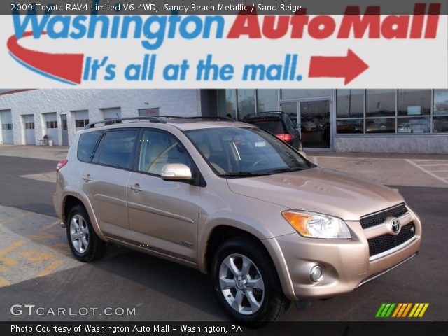 2009 Toyota RAV4 Limited V6 4WD in Sandy Beach Metallic