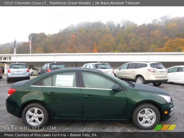 2015 Chevrolet Cruze LT in Rainforest Green Metallic