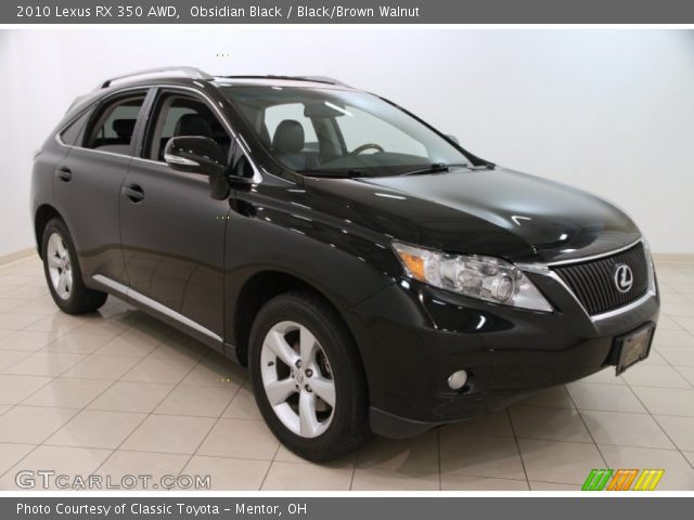2010 Lexus RX 350 AWD in Obsidian Black