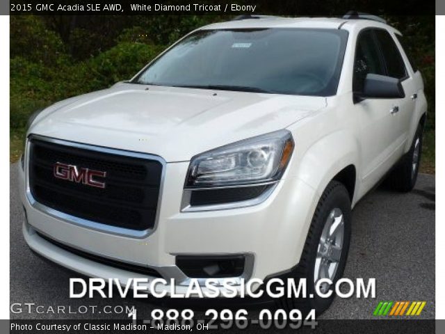 2015 GMC Acadia SLE AWD in White Diamond Tricoat