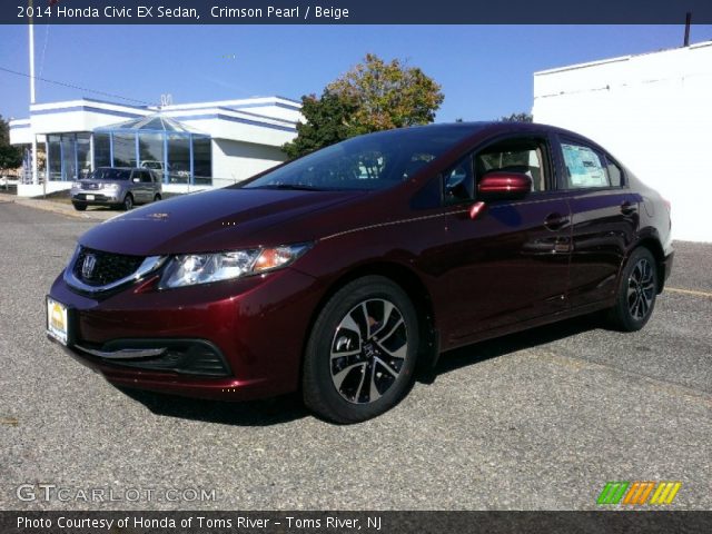 2014 Honda Civic EX Sedan in Crimson Pearl