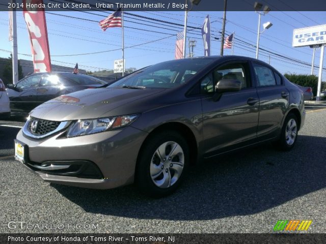 2014 Honda Civic LX Sedan in Urban Titanium Metallic